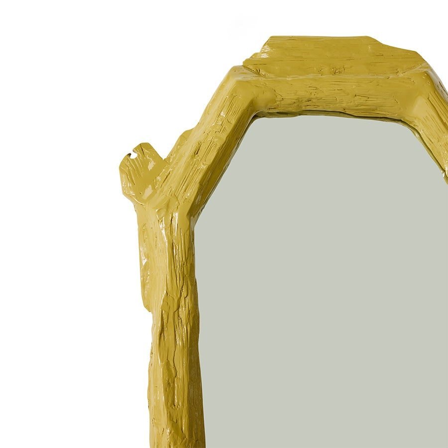 HKliving Antique Floor Mirror, Khaki - Image 4