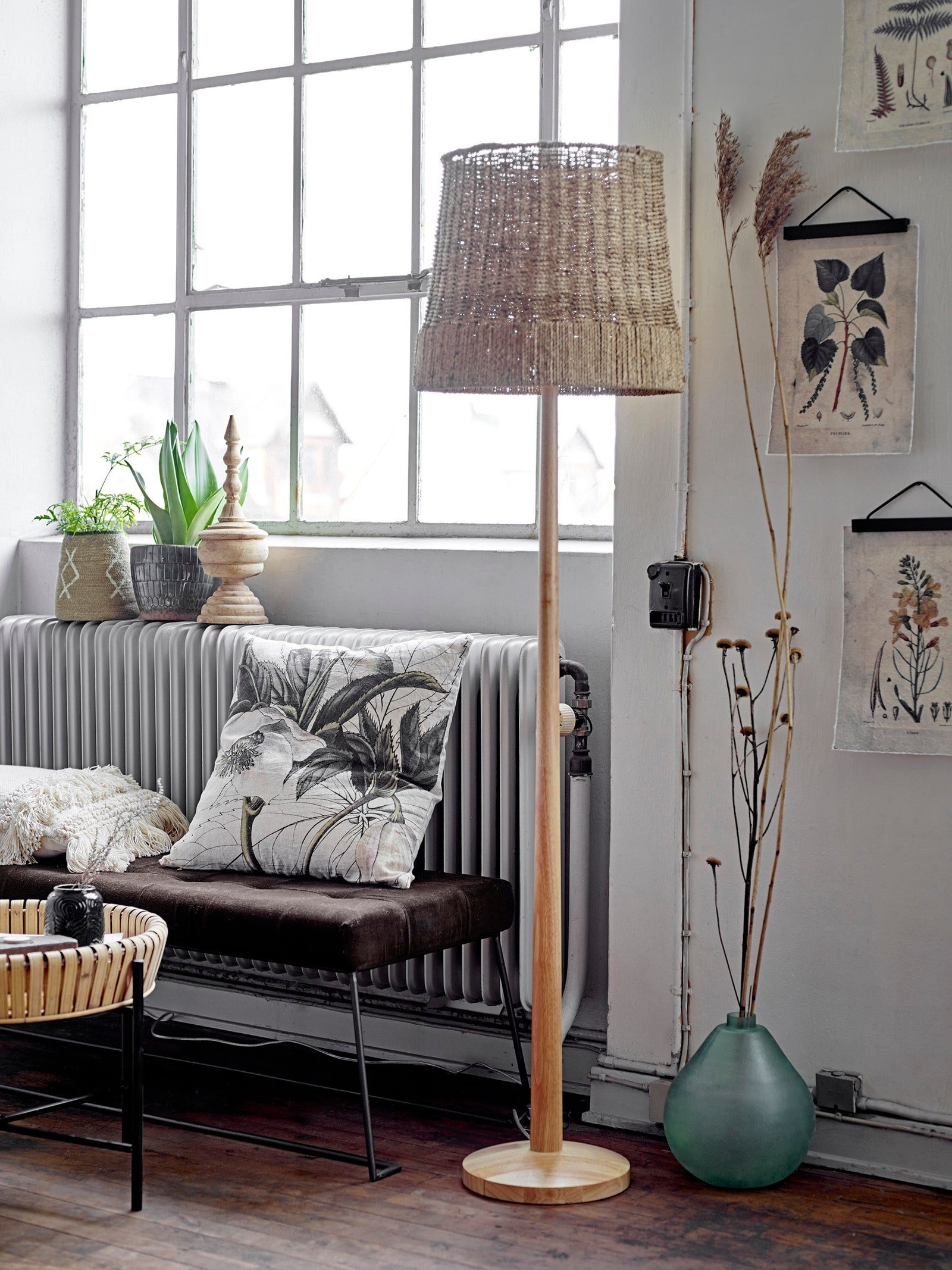 Kakasi Rattan Floor Lamp, Natural - Image 2
