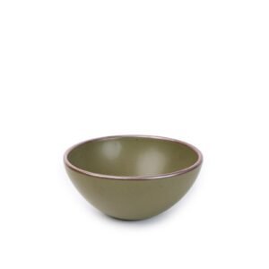 gardengox soup bowl in Pine Green, glazed stoneware